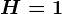 H= 1; S= 32; O= 16