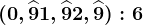 (0,\widehat9+1,\widehat9+2,\widehat9):6