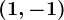 (1,-1)