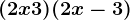 (2x+3)(2x-3)