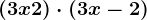 (3x+2)\cdot (3x-2)