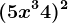 (5x^3+4)^2