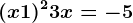 (x+1)^2+3x=-5