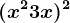 (x^2+3x)^2