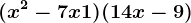 (x^2-7x+1)(14x-9)