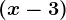 (x-3)