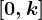 [0,k]