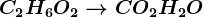 \dpi120 C2H6 + O2--> CO2+ H2O