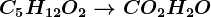 \dpi120 C5H12 + O2--> CO2 + H2O