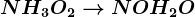\dpi120 NH3 + O2 --> NO + H2O