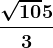 \frac\sqrt10+53