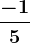 \frac-15