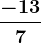 \frac-137