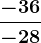 \frac-36-28