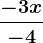 \frac-3x-4
