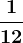 \frac112