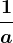 \frac1a