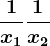 \frac1x1+\frac1x2