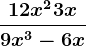 \frac12x^2+3x9x^3-6x