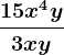 \frac15x^4y3xy