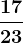 \frac1723
