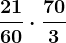 \frac2160\cdot \frac703