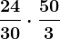 \frac2430\cdot\frac503