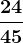 \frac2445
