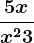 \frac5xx^2+3