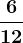 \frac612