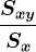\fracSxySx