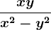 \fracx+yx^2-y^2