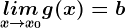 \inline \undersetx--> x0limg(x)=b