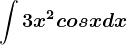 \int3 x^2cosxdx