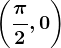 \left ( \frac\pi 2,0 \right )