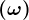 \left ( \omega \right )