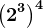 \left ( 2^3 \right )^4