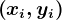 \left ( xi,yi \right )
