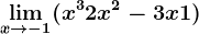 \limx--> -1(x^3+2x^2-3x+1)