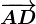\overrightarrowAD
