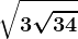 \sqrt3\sqrt3 + 4