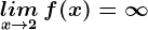 \undersetx--> 2 lim\: f(x)=+\infty