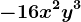 - 16 x^2y^3
