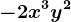 -2x^3y^2