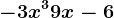 -3x^3+9x-6