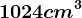 1024 cm^3