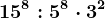 15^8:5^8\cdot 3^2
