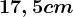 17,5 cm