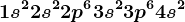 1s^22s^22p^63s^23p^64s^2