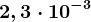 2,3\cdot10 ^-3